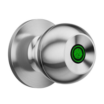 knob smart door lock price in Bangladesh Silver color